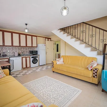 Central House Near Calis Beach With Balcony And View In Fethiye