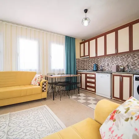 Central House Near Calis Beach With Balcony And View In Fethiye